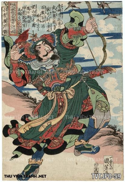 Tranh khắc gỗ cổ Nhật Bản- tác giả Utagawa Kuniyoshi