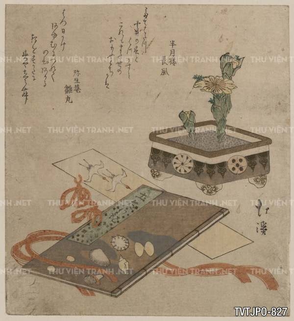 Ancient Japanese woodblock prints- Tranh khắc gỗ cổ Nhật Bản