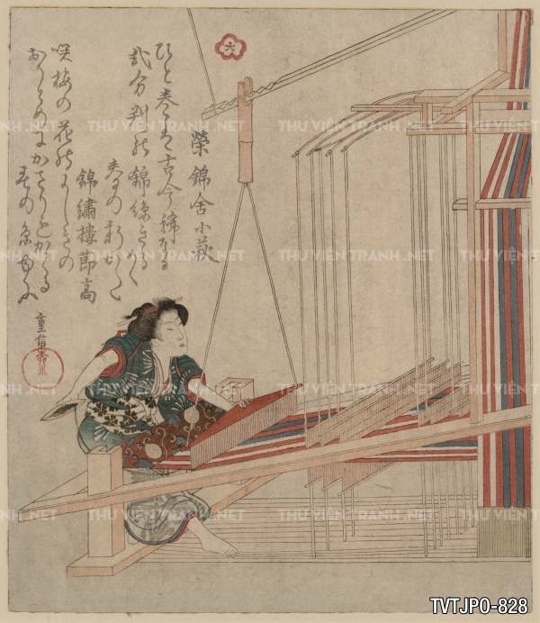 Ancient Japanese woodblock prints- Tranh khắc gỗ cổ Nhật Bản