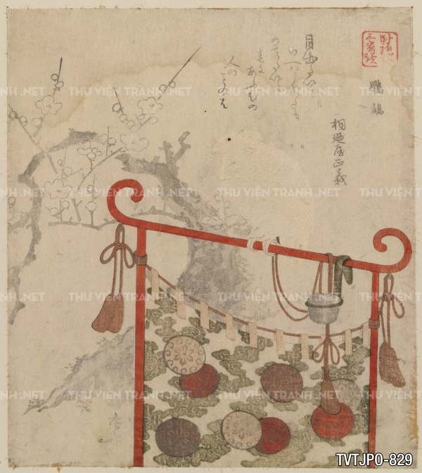 Ancient Japanese woodblock prints- Tranh khắc gỗ cổ Nhật Bản