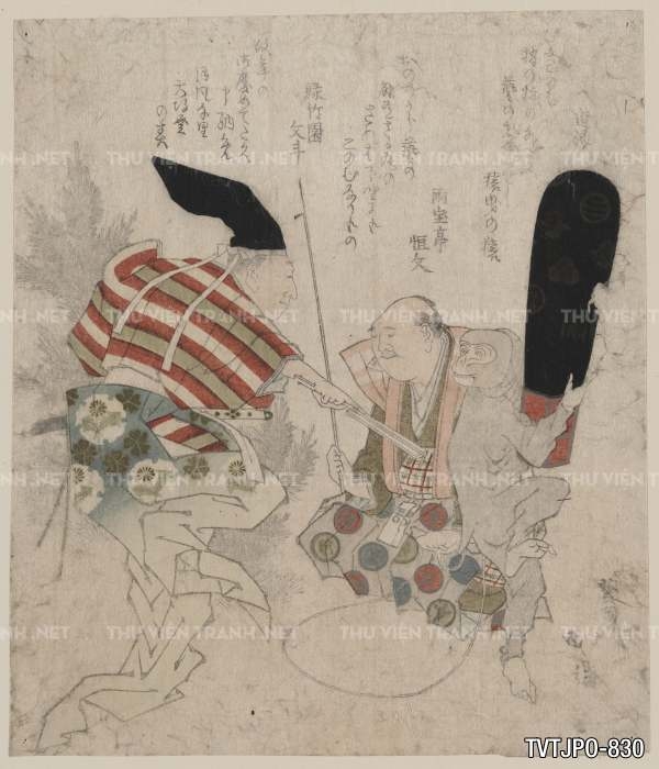 Ancient Japanese woodblock prints- Tranh khắc gỗ cổ Nhật Bản