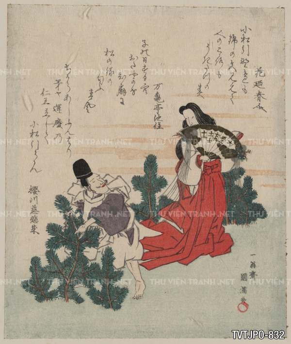 Ancient Japanese woodblock prints- Tranh khắc gỗ cổ Nhật Bản