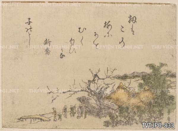 Ancient Japanese woodblock prints- Tranh khắc gỗ cổ Nhật Bản
