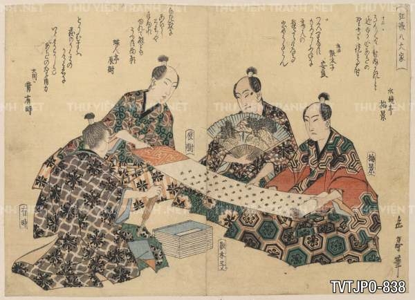 Ancient Japanese woodblock prints- Tranh khắc gỗ cổ Nhật Bản