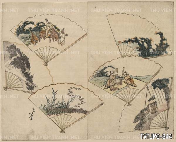Ancient Japanese woodblock prints- Tranh khắc gỗ cổ Nhật Bản