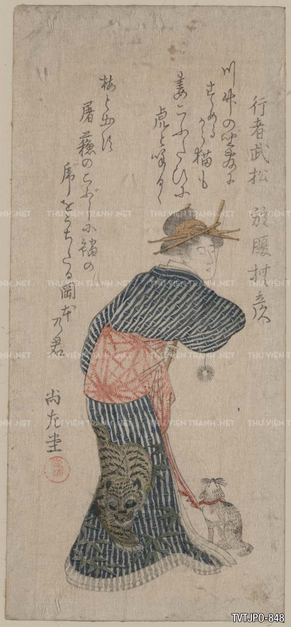Ancient Japanese woodblock prints- Tranh khắc gỗ cổ Nhật Bản