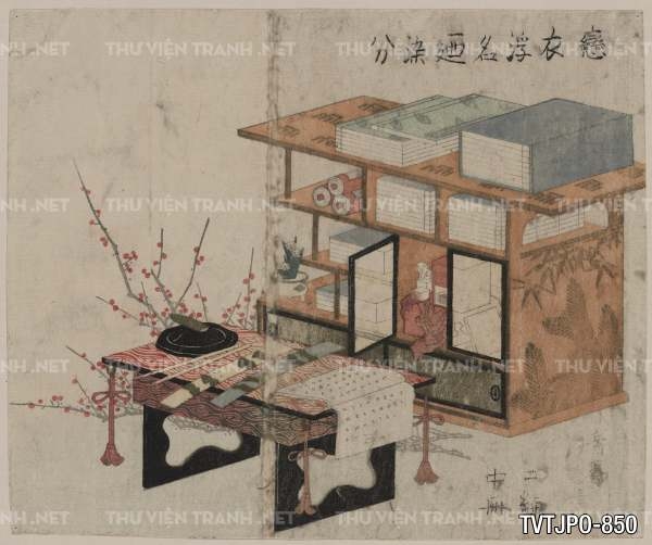 Ancient Japanese woodblock prints- Tranh khắc gỗ cổ Nhật Bản