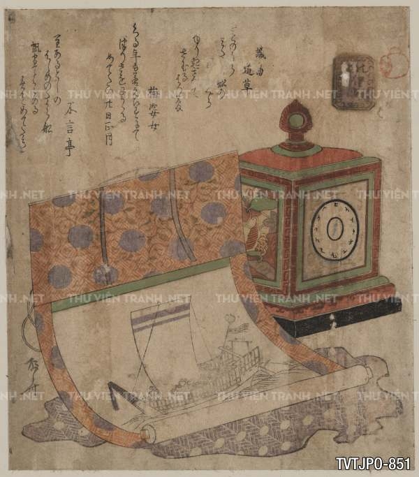 Ancient Japanese woodblock prints- Tranh khắc gỗ cổ Nhật Bản