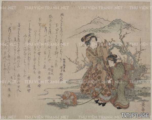 Ancient Japanese woodblock prints- Tranh khắc gỗ cổ Nhật Bản