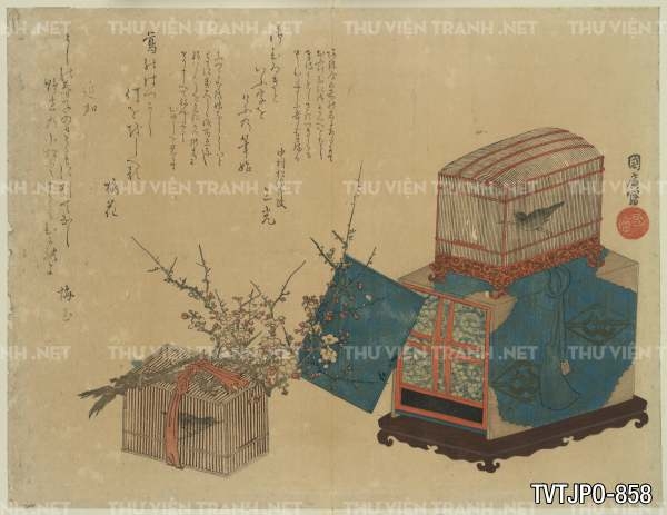 Ancient Japanese woodblock prints- Tranh khắc gỗ cổ Nhật Bản