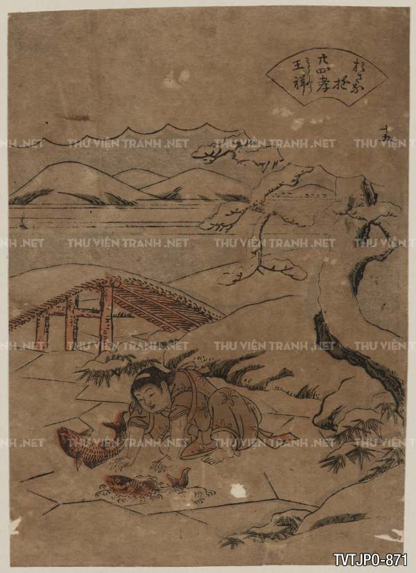 Ancient Japanese woodblock prints- Tranh khắc gỗ cổ Nhật Bản