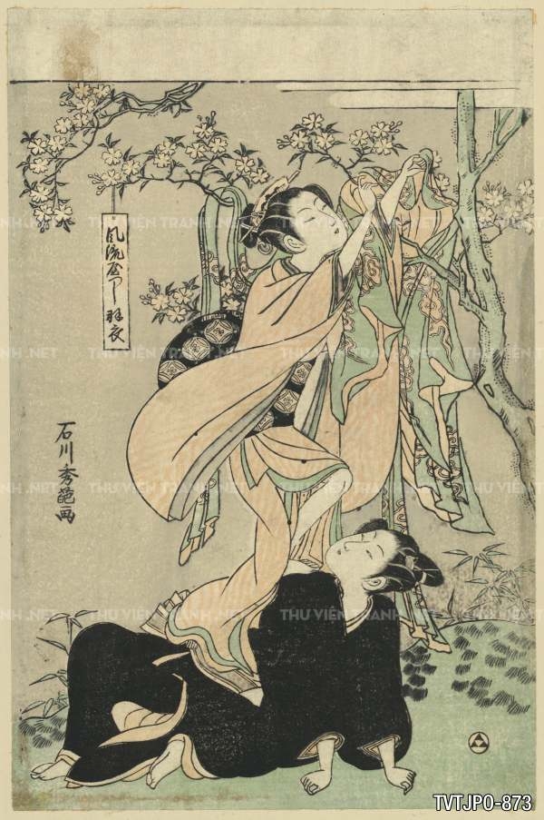 Ancient Japanese woodblock prints- Tranh khắc gỗ cổ Nhật Bản