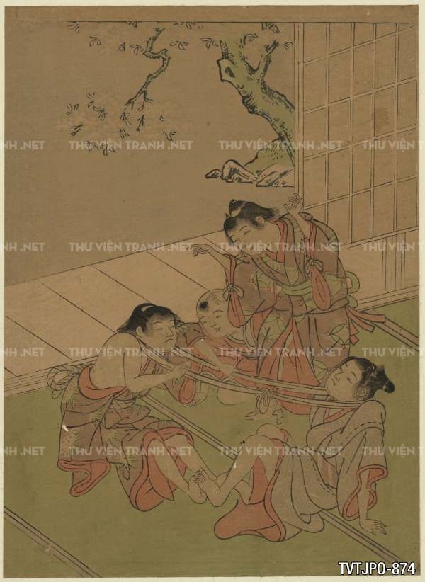 Ancient Japanese woodblock prints- Tranh khắc gỗ cổ Nhật Bản