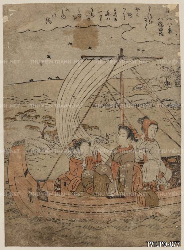 Ancient Japanese woodblock prints- Tranh khắc gỗ cổ Nhật Bản