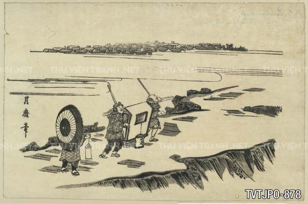 Ancient Japanese woodblock prints- Tranh khắc gỗ cổ Nhật Bản
