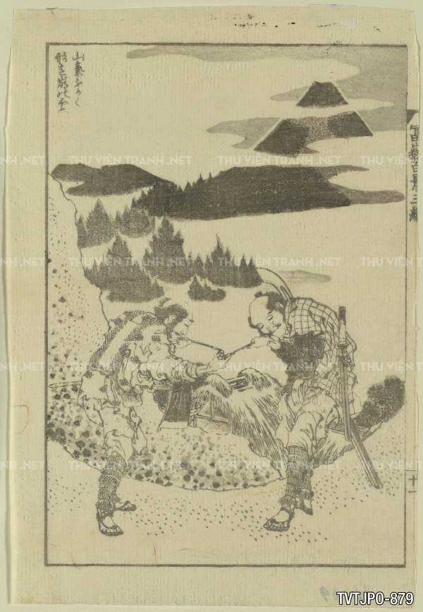 Ancient Japanese woodblock prints- Tranh khắc gỗ cổ Nhật Bản