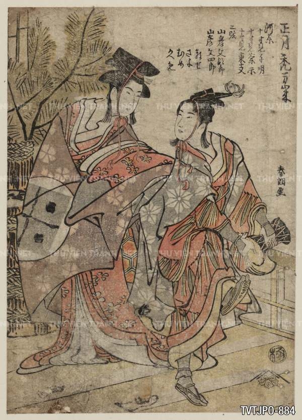 Ancient Japanese woodblock prints- Tranh khắc gỗ cổ Nhật Bản
