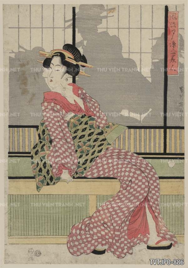Ancient Japanese woodblock prints- Tranh khắc gỗ cổ Nhật Bản