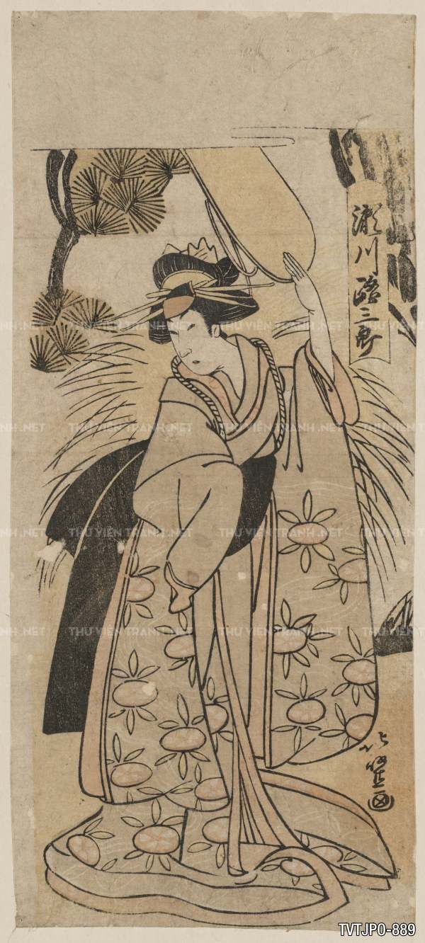 Ancient Japanese woodblock prints- Tranh khắc gỗ cổ Nhật Bản
