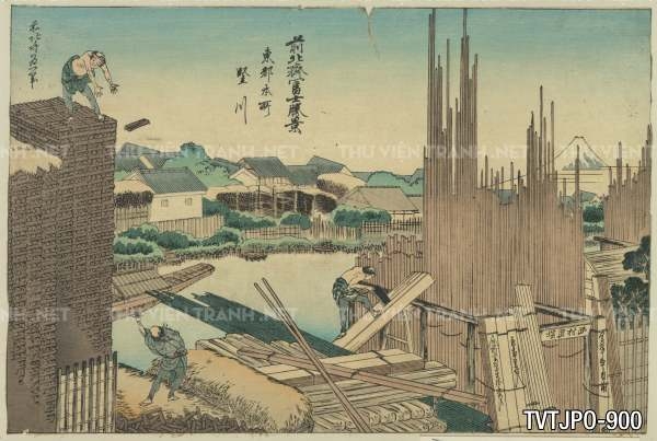 Ancient Japanese woodblock prints- Tranh khắc gỗ cổ Nhật Bản