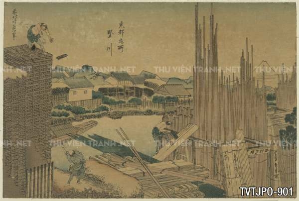 Ancient Japanese woodblock prints- Tranh khắc gỗ cổ Nhật Bản