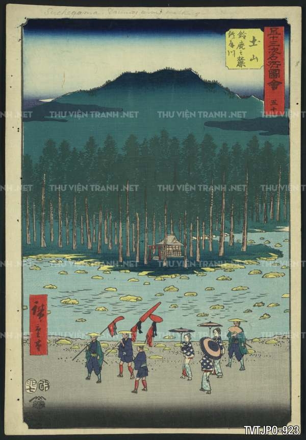 Ancient Japanese woodblock prints- Tranh phong cảnh Nhật Bản xưa