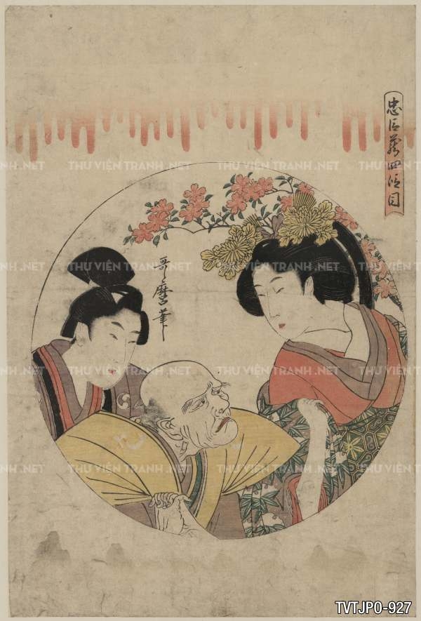Ancient Japanese woodblock prints- Tranh cổ Nhật Bản xưa