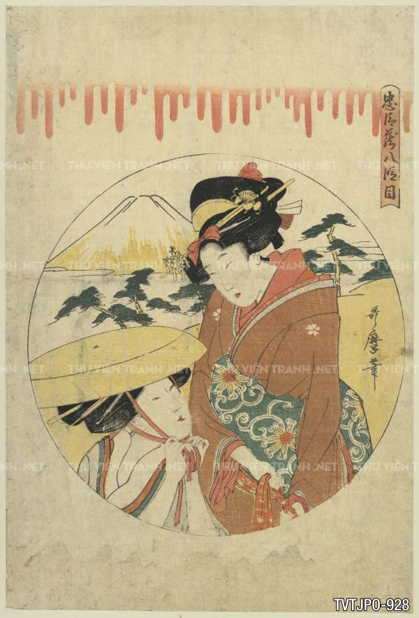 Ancient Japanese woodblock prints- Tranh cổ Nhật Bản xưa