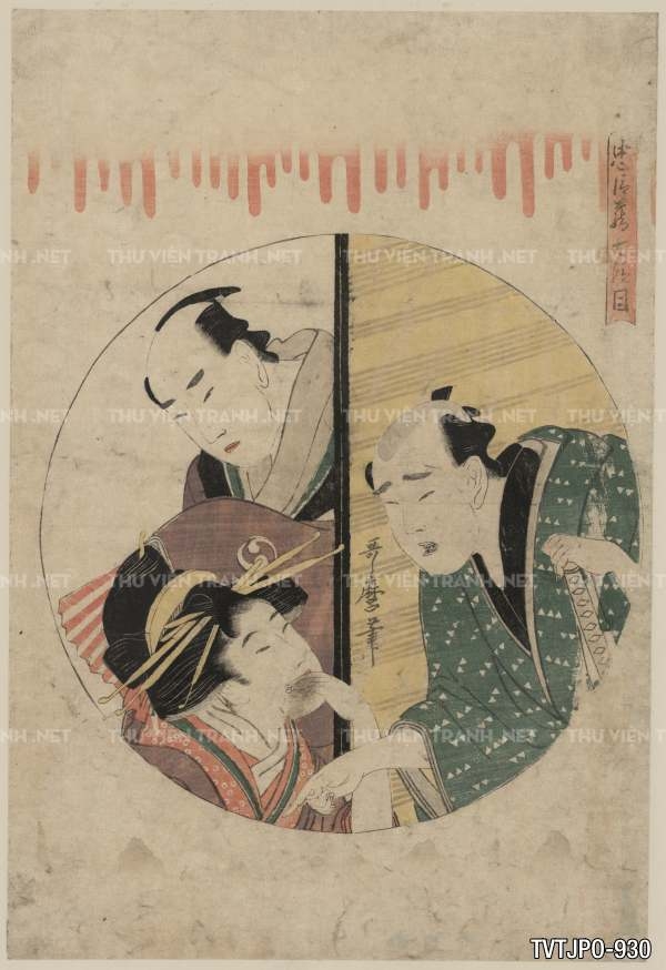 Ancient Japanese woodblock prints- Tranh cổ Nhật Bản xưa