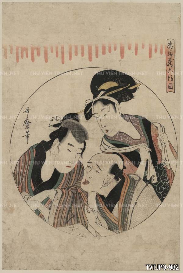 Ancient Japanese woodblock prints- Tranh cổ Nhật Bản xưa