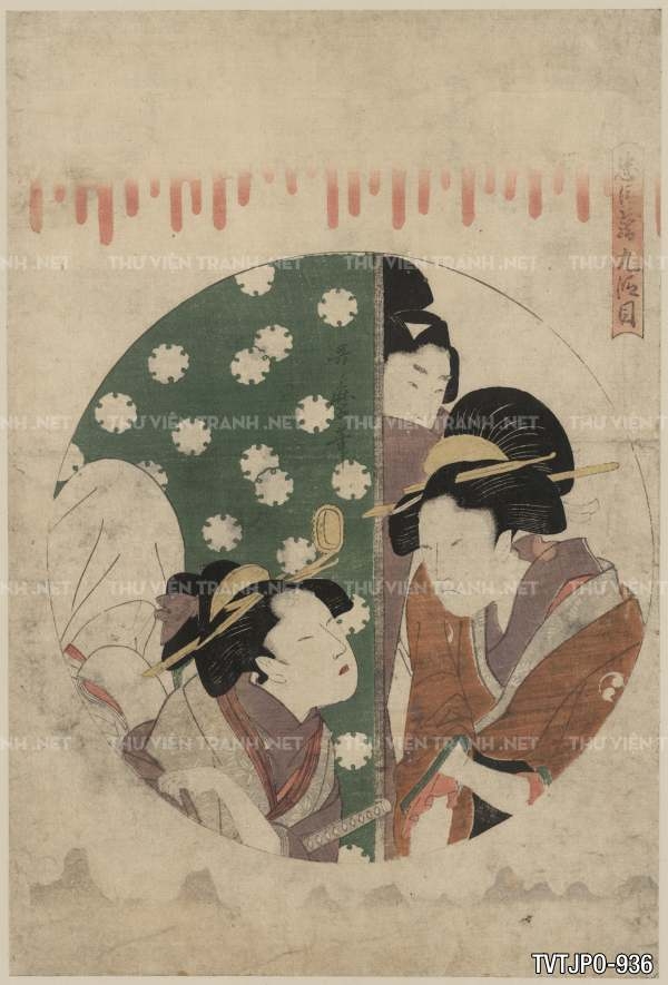 Ancient Japanese woodblock prints- Tranh cổ Nhật Bản xưa
