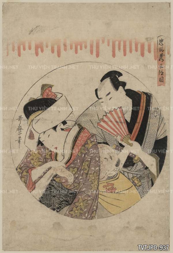 Ancient Japanese woodblock prints- Tranh cổ Nhật Bản xưa