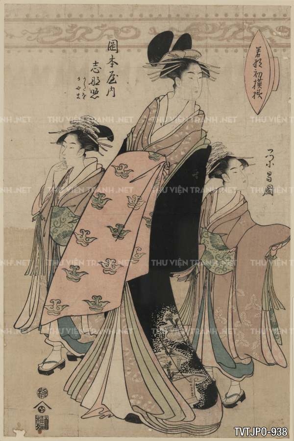 Ancient Japanese woodblock prints- Tranh cổ Nhật Bản xưa