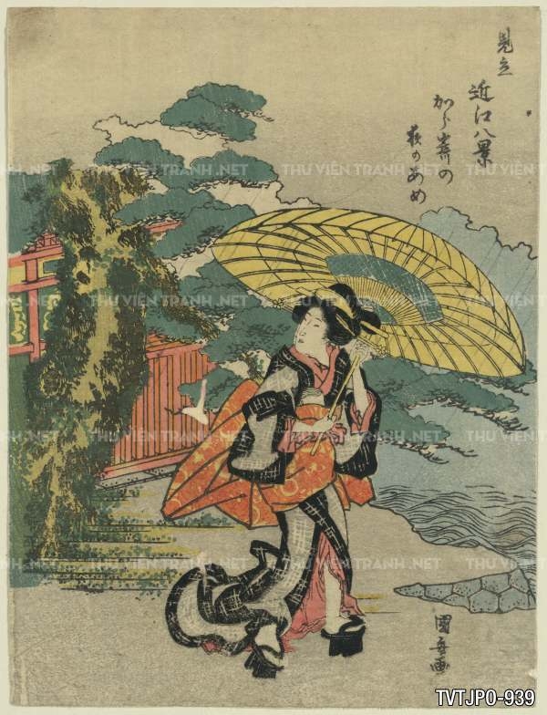 Ancient Japanese woodblock prints- Tranh cổ Nhật Bản xưa