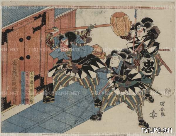Ancient Japanese woodblock prints- Tranh cổ Nhật Bản xưa