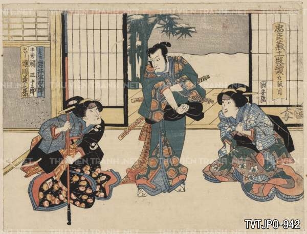 Ancient Japanese woodblock prints- Tranh cổ Nhật Bản xưa