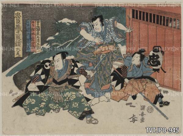 Ancient Japanese woodblock prints- Tranh cổ Nhật Bản xưa
