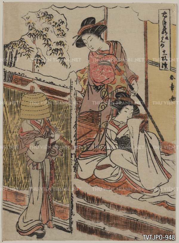 Ancient Japanese woodblock prints- Tranh cổ Nhật Bản xưa
