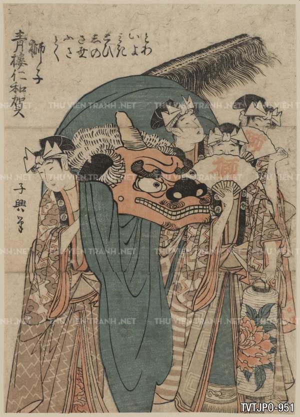 Ancient Japanese woodblock prints- Tranh cổ Nhật Bản xưa