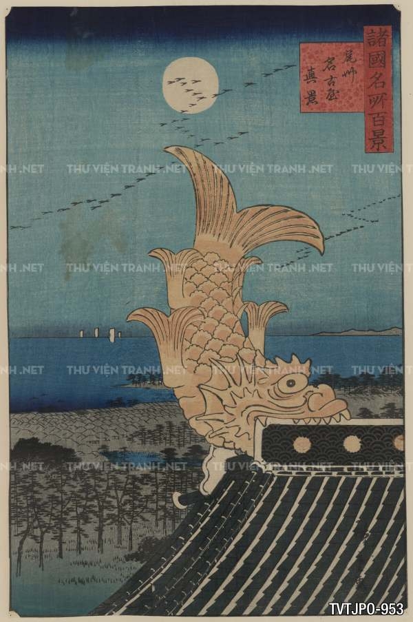 Ancient Japanese woodblock prints- Tranh cổ Nhật Bản xưa