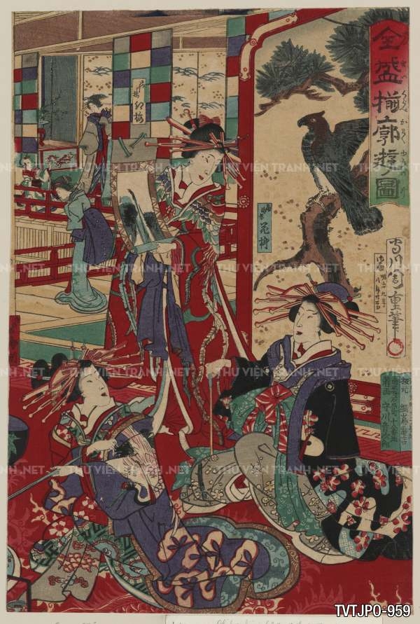 Tranh cổ Nhật Bàn- Ancient Japanese