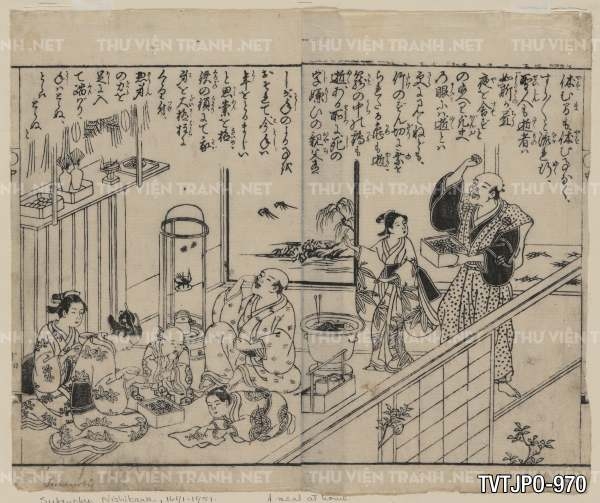 Tranh cổ Nhật Bàn- Ancient Japanese