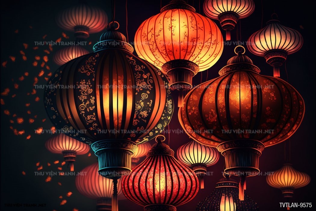 Tranh Đèn Lồng- Lantern