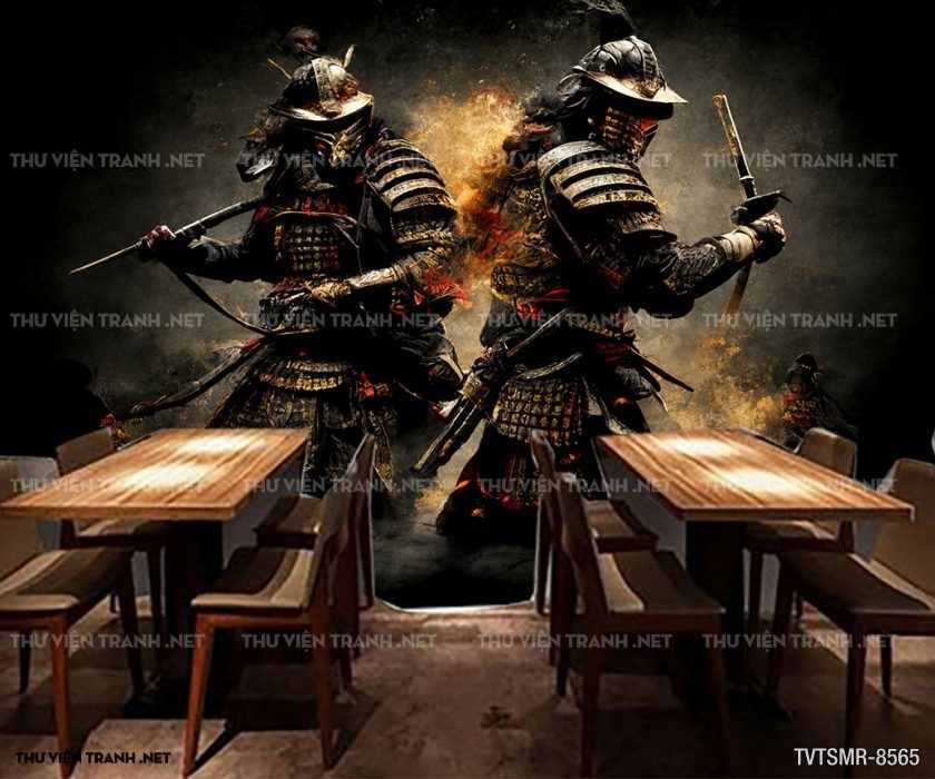 Tranh dán tường SAMURAI