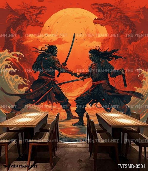 Tranh dán tường SAMURAI