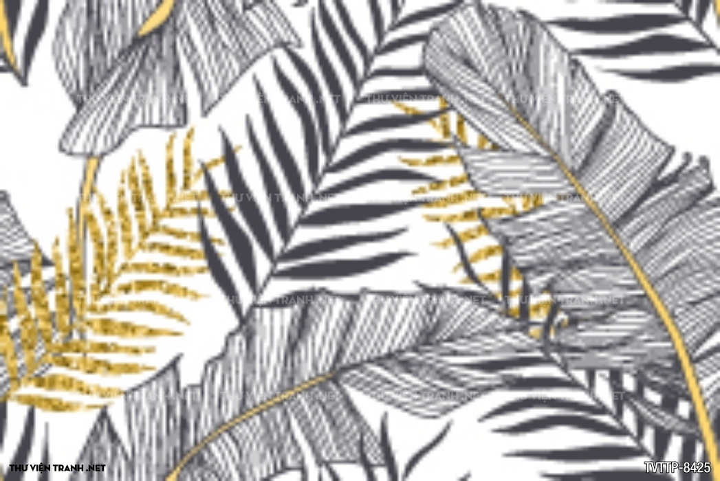Tranh cây lá nhiệt đới, thực vật nhiệt đới- Tropical Leaves