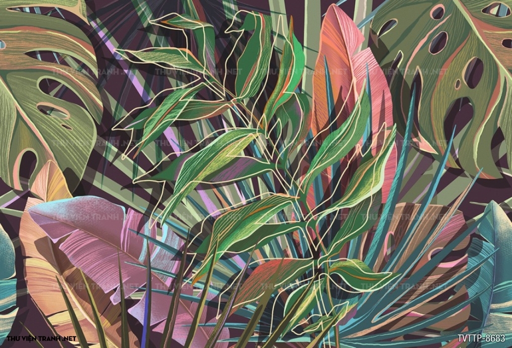 cây lá Nhiệt đới- Tropical leaves 2