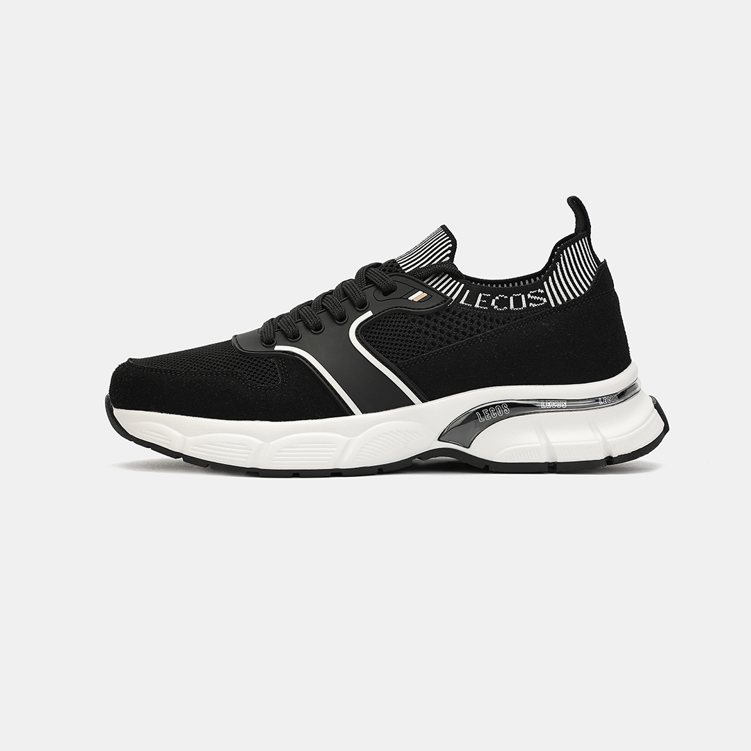 Thiết kế sneaker nam cổ thấp (low-top) mang đậm tinh thần thể thao, trẻ trung và năng động.