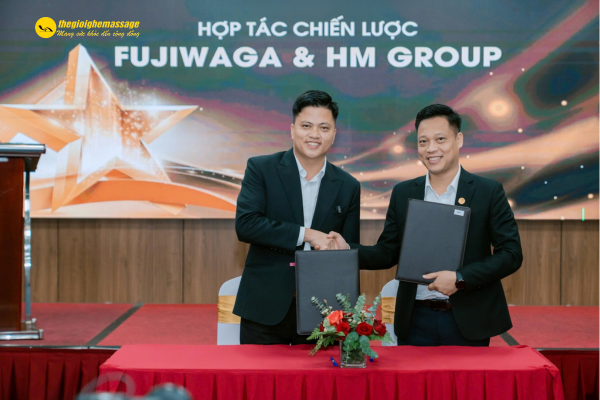 HM GROUP và FUJIWAGA – Cái Bắt Tay Chiến Lược Trong Ngành Ghế Massage