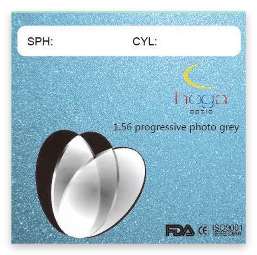HOGA 1.56 Progressive Photo Brown SHMC, ảnh 1